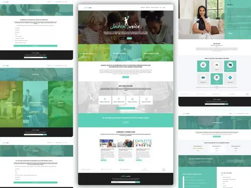 Jaden's Voice website call to action page