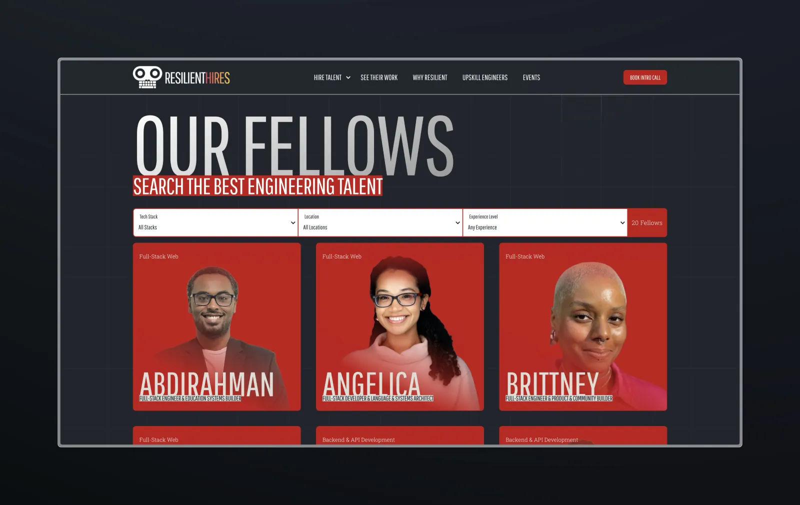 Resilient Hires design detail