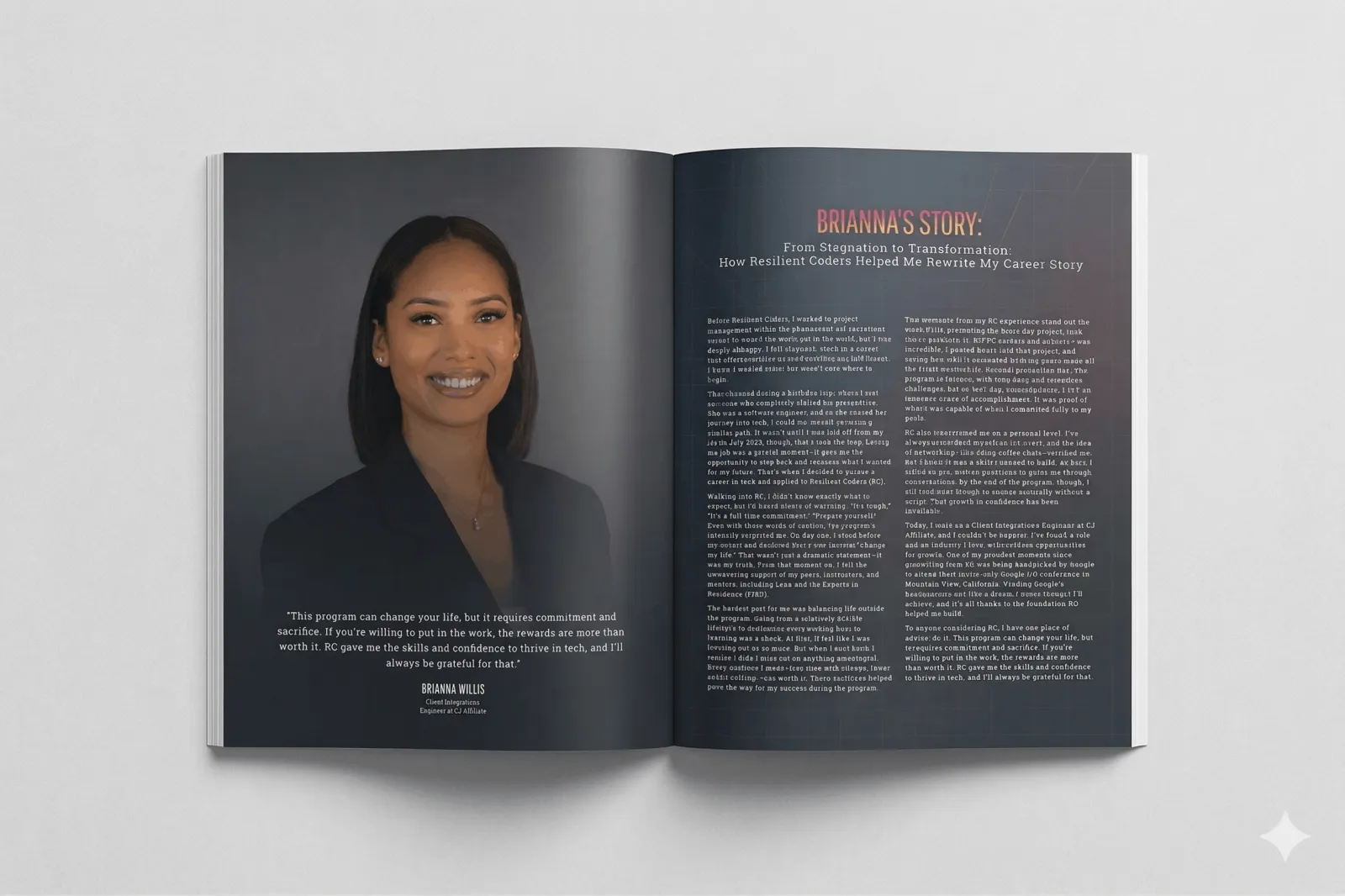 Resilient Hires Interior mockups