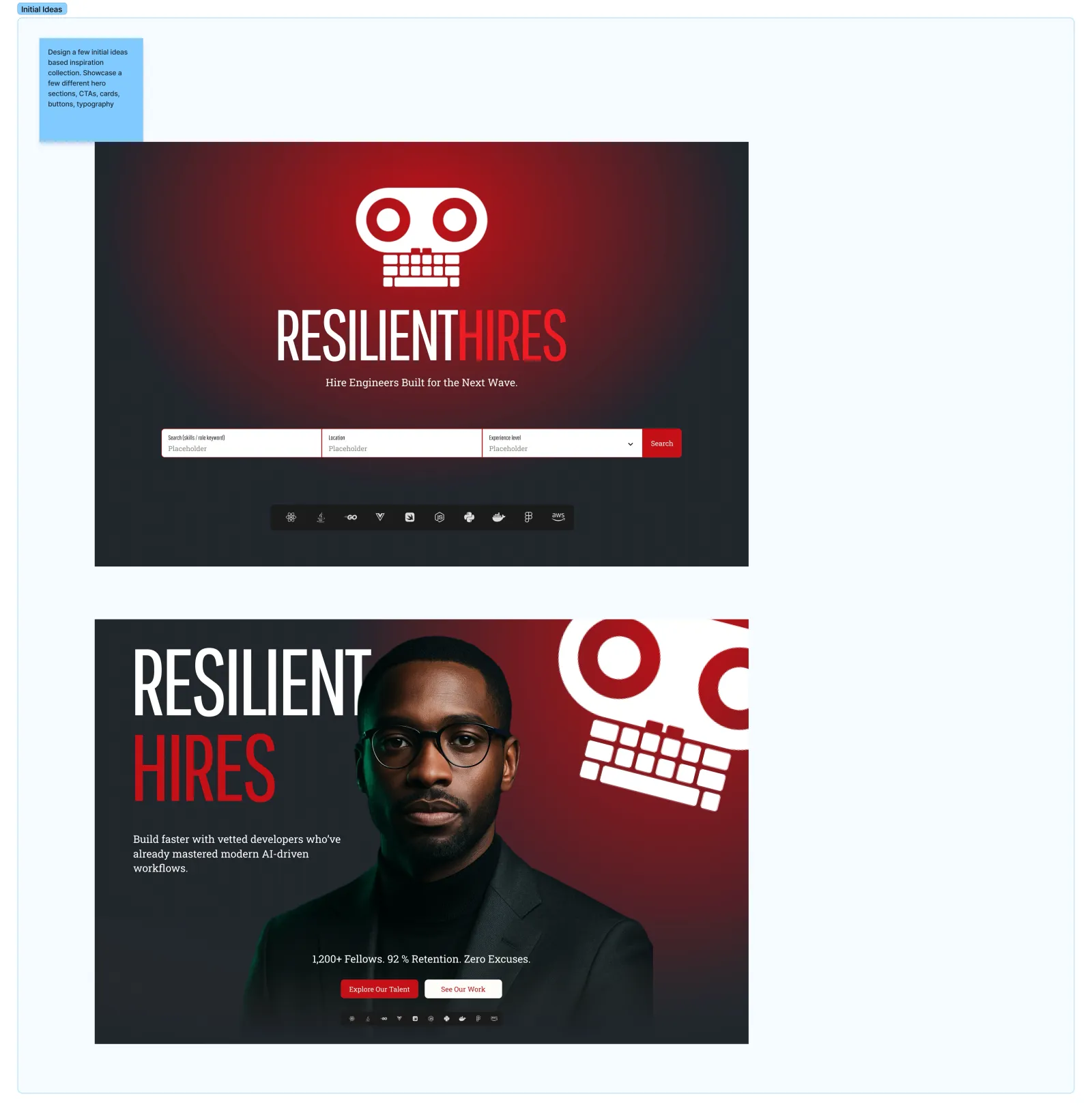 ResilientHires Initial Designs