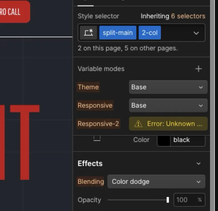 The blending setting that makes the color work